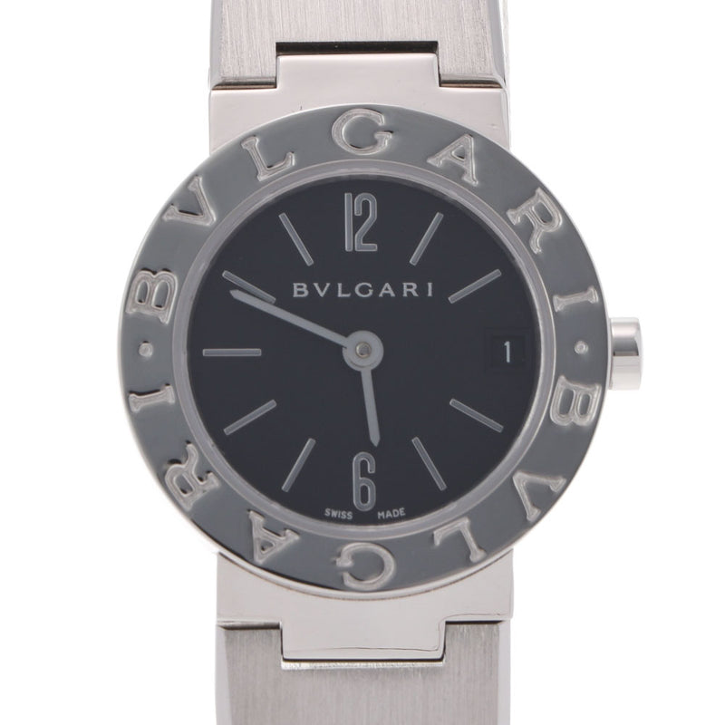 Bvlgari Bulgari Bulgari Bulgari Bulgari Bulgari 23 BB23SS女士SS观看Quartz Black Dial A RANS二手Ginzo