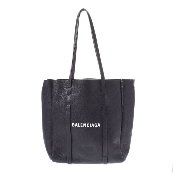 Balenciaga Balenciaga每个日期Tote XS Black 489813 Munisex Calf Tote Bag Ab AB级使用Ginzo