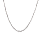 Other diamond 2.13ct tennis necklace Ladies PT900/K18WG Necklace A Rank used Ginzo