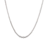 Other diamond 2.13ct tennis necklace Ladies PT900/K18WG Necklace A Rank used Ginzo