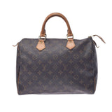 LOUIS VUITTON Louis Vuitton Monogram Speedy 30 Brown M41526 Unisex Monogram Canvas Handbag B Rank used Ginzo