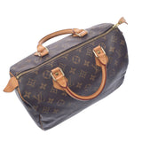 LOUIS VUITTON Louis Vuitton Monogram Speedy 30 Brown M41526 Unisex Monogram Canvas Handbag B Rank used Ginzo
