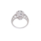 Other diamonds 1.00ct 12.5 Ladies K18WG Ring / Ring A Rank used Ginzo