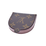 LOUIS VUITTON Louis Vuitton Monogram Porto Monone Cuvet Brown M61960 Men's Monogram Canvas Coin Case AB Rank Used Ginzo