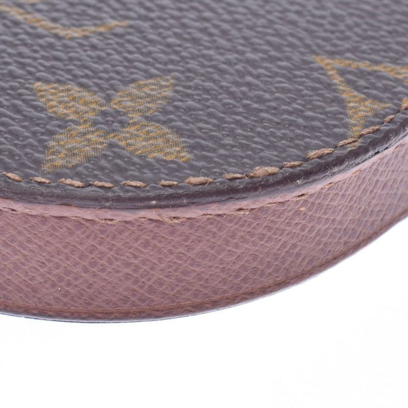 LOUIS VUITTON Louis Vuitton Monogram Porto Monone Cuvet Brown M61960 Men's Monogram Canvas Coin Case AB Rank Used Ginzo