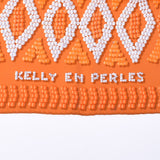 エルメスカレ70 KELLY EN PERLES/真珠でできているケリー オレンジ