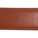 路易威顿路易·维顿（Louis Vuitton）Liangle Liangle 85厘米肯尼亚棕色金支架男士Epirether Belt B Rank二手Ginzo