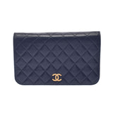 香奈儿香奈儿Matrasse Push摇滚链肩肩黑色金架女士拉姆皮肤肩袋b等级用ginzo