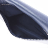 LOUIS VUITTON Louis Vuitton Taiga Roman MM NM Blue Marine M33421 Men's Taiga Shoulder Bag AB Rank Used Ginzo