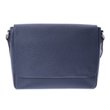 LOUIS VUITTON Louis Vuitton Taiga Roman MM NM Blue Marine M33421 Men's Taiga Shoulder Bag AB Rank Used Ginzo