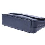 LOUIS VUITTON Louis Vuitton Taiga Roman MM NM Blue Marine M33421 Men's Taiga Shoulder Bag AB Rank Used Ginzo