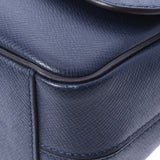 LOUIS VUITTON Louis Vuitton Taiga Roman MM NM Blue Marine M33421 Men's Taiga Shoulder Bag AB Rank Used Ginzo