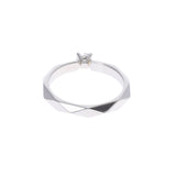 Boucheron Buscheron Facet Solitere Diamond 0.20ct #52 D-VVSI-EX No. 12 Ladies PT950 Ring / Ring A Rank Used Ginzo