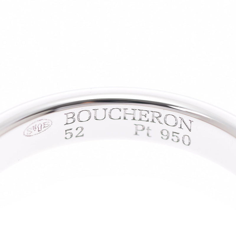 BOUCHERON ブシュロン ゴドロンリング #52 12号 レディース PT950 リング・指輪 Aランク 中古 銀蔵