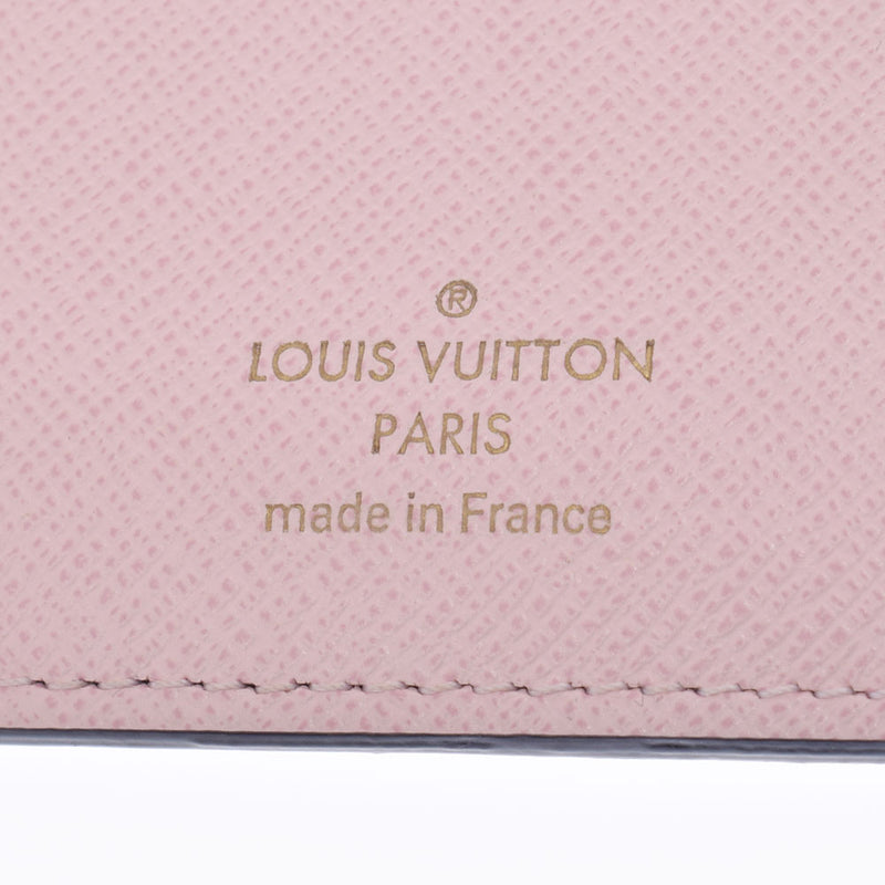 LOUIS VUITTON Louis Vuitton Monogram Portofoyille Victory Rose Ballerine M62360 Ladies Monogram Canvas Three Fold Wallet B Feden Ginzo