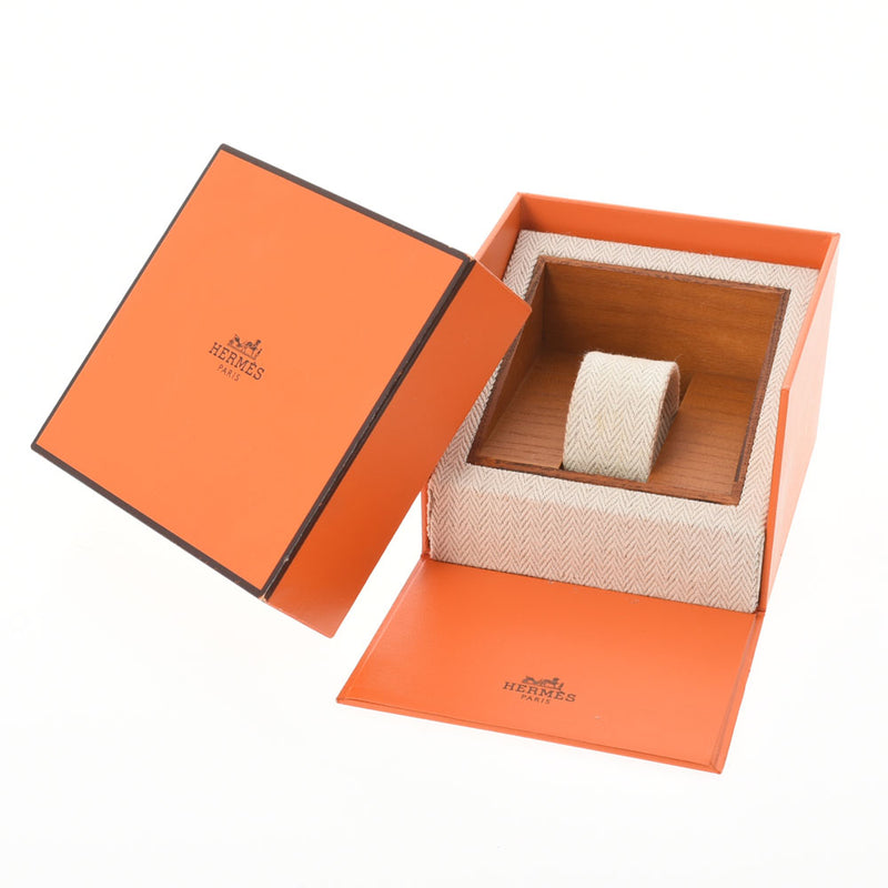 爱马仕爱马仕（Hermes Hermes）Clipper CL4.220女士SS/GP Watch Quartz White Dial A RANS使用Ginzo