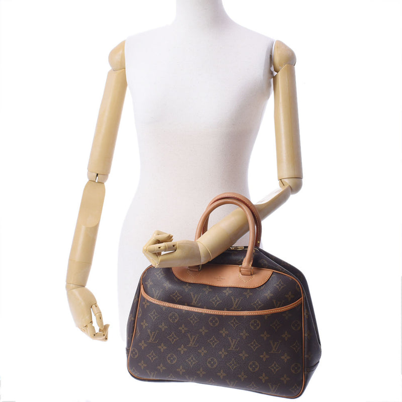 路易威顿路易·维顿（Louis Vuitton Louis Vuitton）会标Dorville Brown M47270男女通用会标帆布手袋B等级二手Ginzo