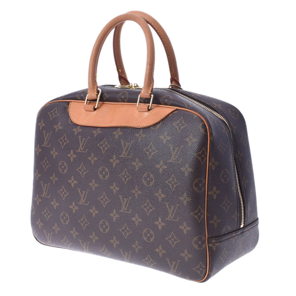 LOUIS VUITTON ルイヴィトン モノグラム ドーヴィル ブラウン M47270 ユニセックス モノグラムキャンバス ハンドバッグ Bランク 中古 銀蔵