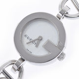 GUCCI Gucci G Charm Chain Breath YA107 Ladies SS Watch Quartz White Shell Dial A Rank used Ginzo