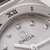 OMEGA Omega Constellation Mini My Choice 1561.71 Ladies SS Watch Quartz White Shell Dial A Rank used Ginzo