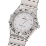 OMEGA Omega Constellation Mini My Choice 1561.71 Ladies SS Watch Quartz White Shell Dial A Rank used Ginzo