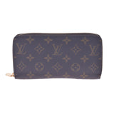 路易威顿路易斯·维顿（Louis Vuitton）Monogram Zippy Wallet Fuchsha M41895男女通用会标帆布钱包B级二手Ginzo