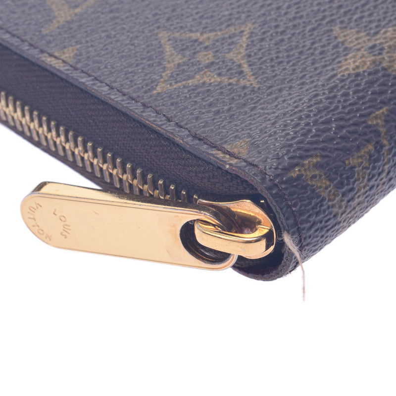 路易威顿路易斯·维顿（Louis Vuitton）Monogram Zippy Wallet Fuchsha M41895男女通用会标帆布钱包B级二手Ginzo