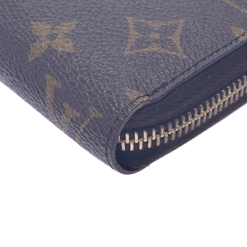 路易威顿路易斯·维顿（Louis Vuitton）Monogram Zippy Wallet Fuchsha M41895男女通用会标帆布钱包B级二手Ginzo