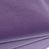 HERMES エルメス ヴィクトリア 35 ウルトラバイオレット シルバー金具 X刻印(2016年頃) ユニセックス トゴ ハンドバッグ Aランク 中古 銀蔵