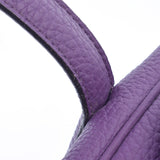 HERMES エルメス ヴィクトリア 35 ウルトラバイオレット シルバー金具 X刻印(2016年頃) ユニセックス トゴ ハンドバッグ Aランク 中古 銀蔵