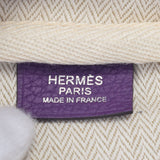 HERMES エルメス ヴィクトリア 35 ウルトラバイオレット シルバー金具 X刻印(2016年頃) ユニセックス トゴ ハンドバッグ Aランク 中古 銀蔵