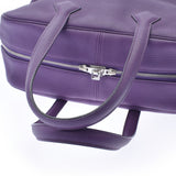 HERMES エルメス ヴィクトリア 35 ウルトラバイオレット シルバー金具 X刻印(2016年頃) ユニセックス トゴ ハンドバッグ Aランク 中古 銀蔵