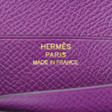 HERMES Hermes Bean Compact Anemone Gold Bracket D (Around 2019) Unisex Vo Epson Bi -fold Wallet A Rank Used Ginzo