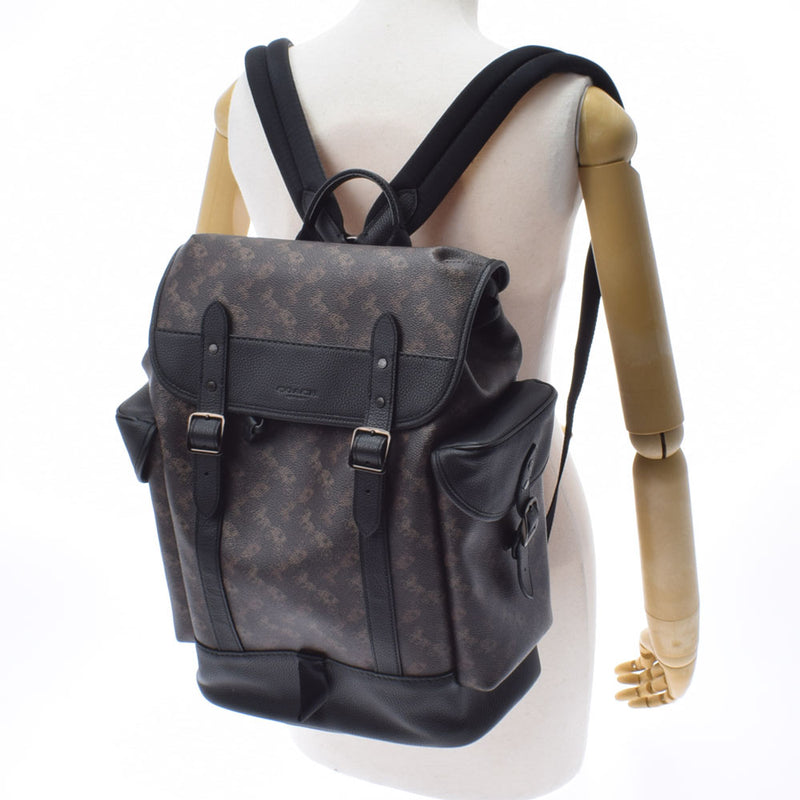 Coach Horse and Carriage Tea/Black Men's Backpack/Daypack 4072 Coach used –  銀蔵オンライン