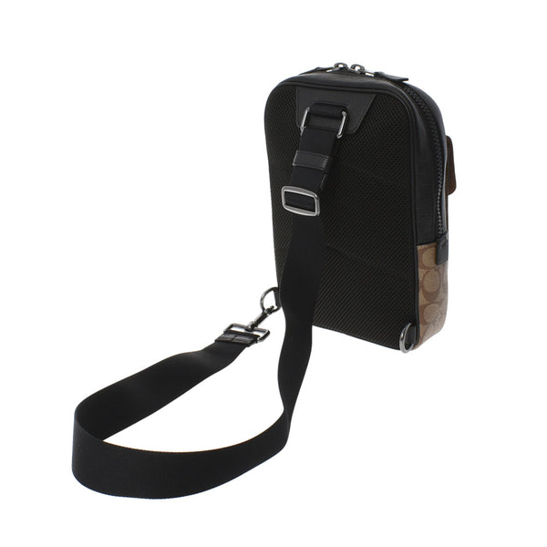 Coach Coach Body Bag Bass Ki Collaboration Dinosaur Tea/Black Unisex PVC Leather Body Bag AB Rank Used Ginzo