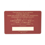 Cartier Cartier C Ducartier Tea Men's Leather Bi -fold Wallet New Used Ginzo
