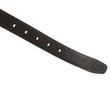 [Father's Day 50,000 or less] Ginzo used BVLGARI Bulgari 110cm 20220 Black Silver metal Leather Belt New