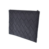 BOTTEGAVENETA ボッテガヴェネタ マキシイントレチャート 黒 BO8463166K メンズ レザー クラッチバッグ Aランク 中古 銀蔵