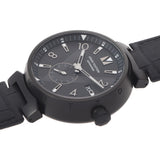 LOUIS VUITTON Louis Vuitton Tambul All Black Q1D22 Men's SS (PVD)/Leather Watch Automatic Black Dial A Rank used Ginzo