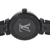 LOUIS VUITTON Louis Vuitton Tambul All Black Q1D22 Men's SS (PVD)/Leather Watch Automatic Black Dial A Rank used Ginzo