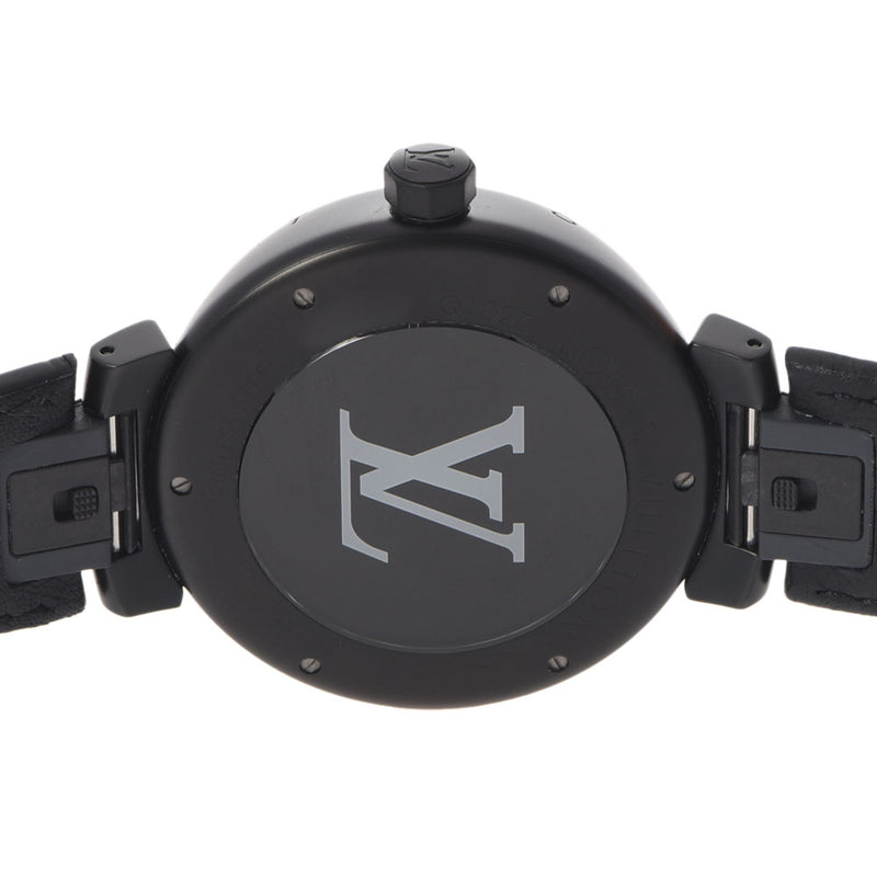 ルイヴィトンタンブール オールブラック メンズ 腕時計 Q1D22 LOUIS ...