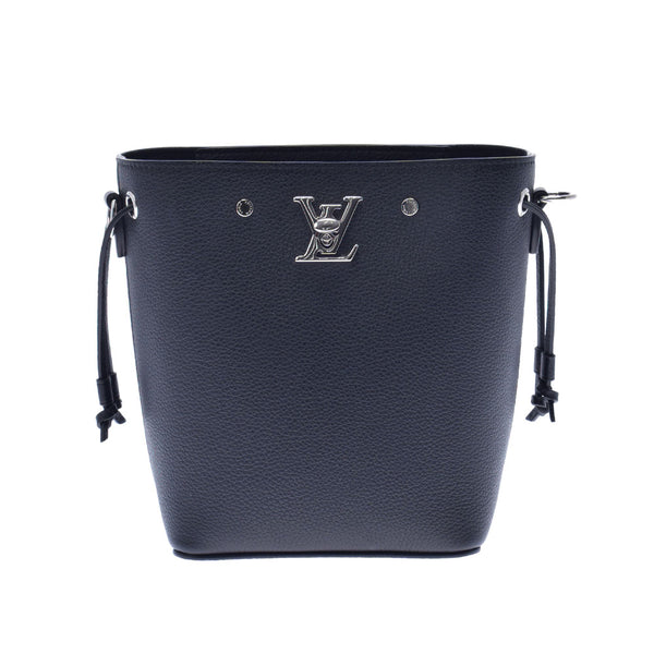 LOUIS VUITTON Louis Vuitton Nano Rock Me Bucket Black M68709 Ladies Leather Shoulder Bag A Rank used Ginzo