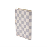 LOUIS VUITTON Louis Vuitton Damier Azur Azenda PM White R20706 Unisex Damier Zuru Canvas Notebook Cover AB Rank Used Ginzo