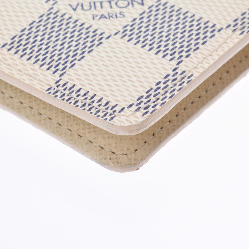 LOUIS VUITTON Louis Vuitton Damier Azur Azenda PM White R20706 Unisex Damier Zuru Canvas Notebook Cover AB Rank Used Ginzo