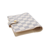 LOUIS VUITTON Louis Vuitton Damier Azur Azenda PM White R20706 Unisex Damier Zuru Canvas Notebook Cover AB Rank Used Ginzo