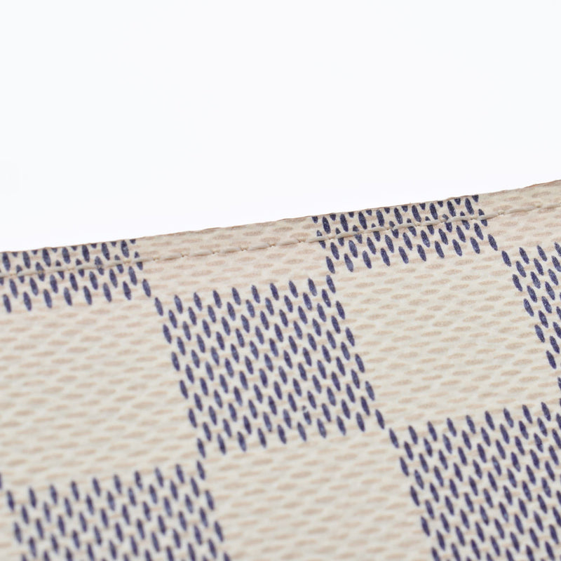 LOUIS VUITTON Louis Vuitton Damier Azur Azenda PM White R20706 Unisex Damier Zuru Canvas Notebook Cover AB Rank Used Ginzo