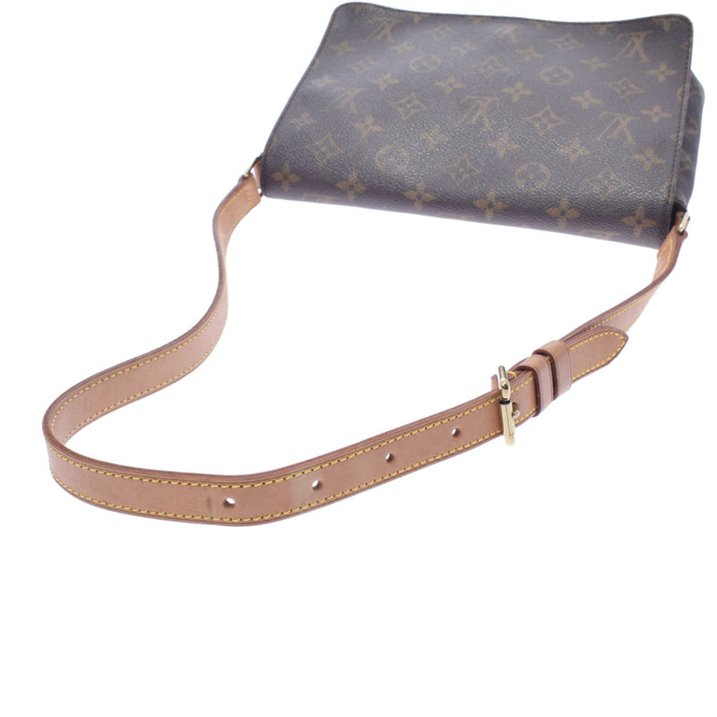 路易威顿路易·维顿（Louis Vuitton）路易·威登（Louis Vuitton）会标museth musetth tango短M51257女用式帆布肩袋B等级二手Ginzo