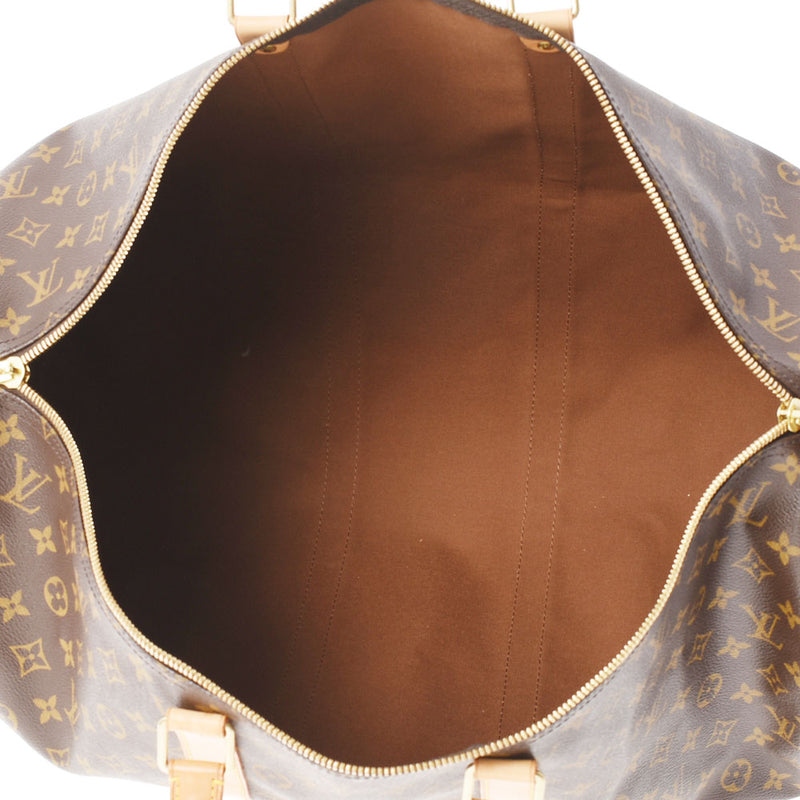 路易威顿路易·维顿（Louis Vuitton）kepol 55棕色M41424男女通用会标帆布波士顿袋B级二手Ginzo