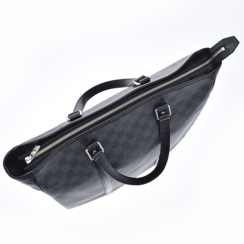 LOUIS VUITTON Louis Vuitton Damier Graphit Tadao 2WAY Bag Black N51192 Men's Handbag AB Rank Used Ginzo