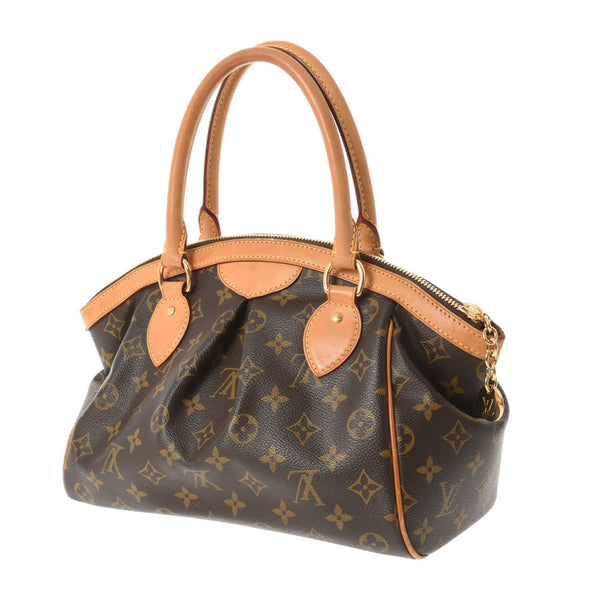 LOUIS VUITTON ルイヴィトン モノグラム ティボリPM ブラウン M40143 レディース モノグラムキャンバス ハンドバッグ Bランク 中古 銀蔵